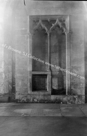 ST NICHOLAS LECTERN ? OR CONFESSION? RE ERECTED IN N.AISLE